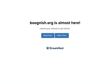 Tablet Screenshot of boognish.org